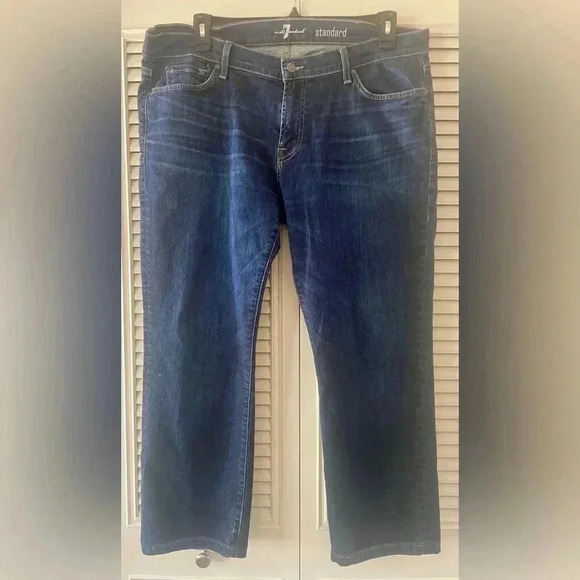 7 For All Man Kind Men’s Standard For Straight Leg Jeans SZ 40 - Picture 2 of 9